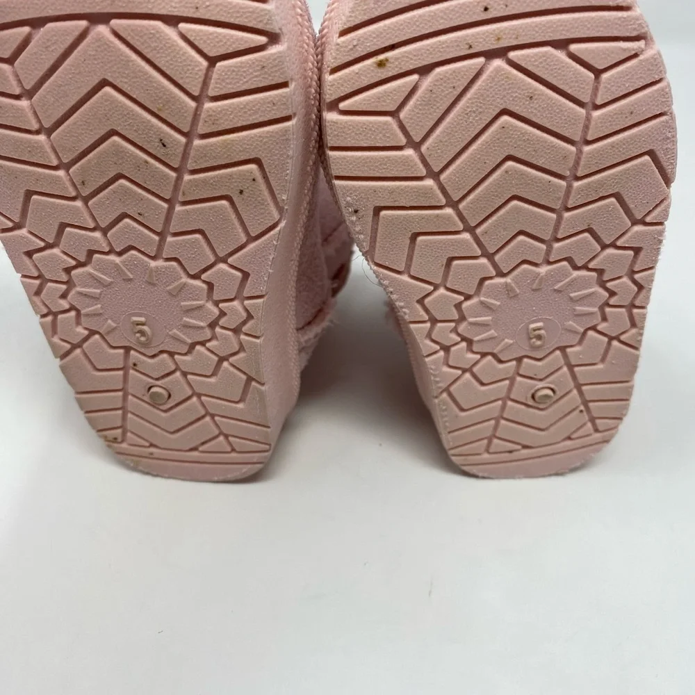 Pink Toddler Girl Lined Boots Size 5